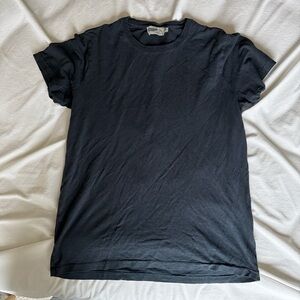 Wellen Hemp and Cotton Navy Short Sleeve Tee